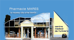 Desktop Screenshot of pharmacie-mares.com